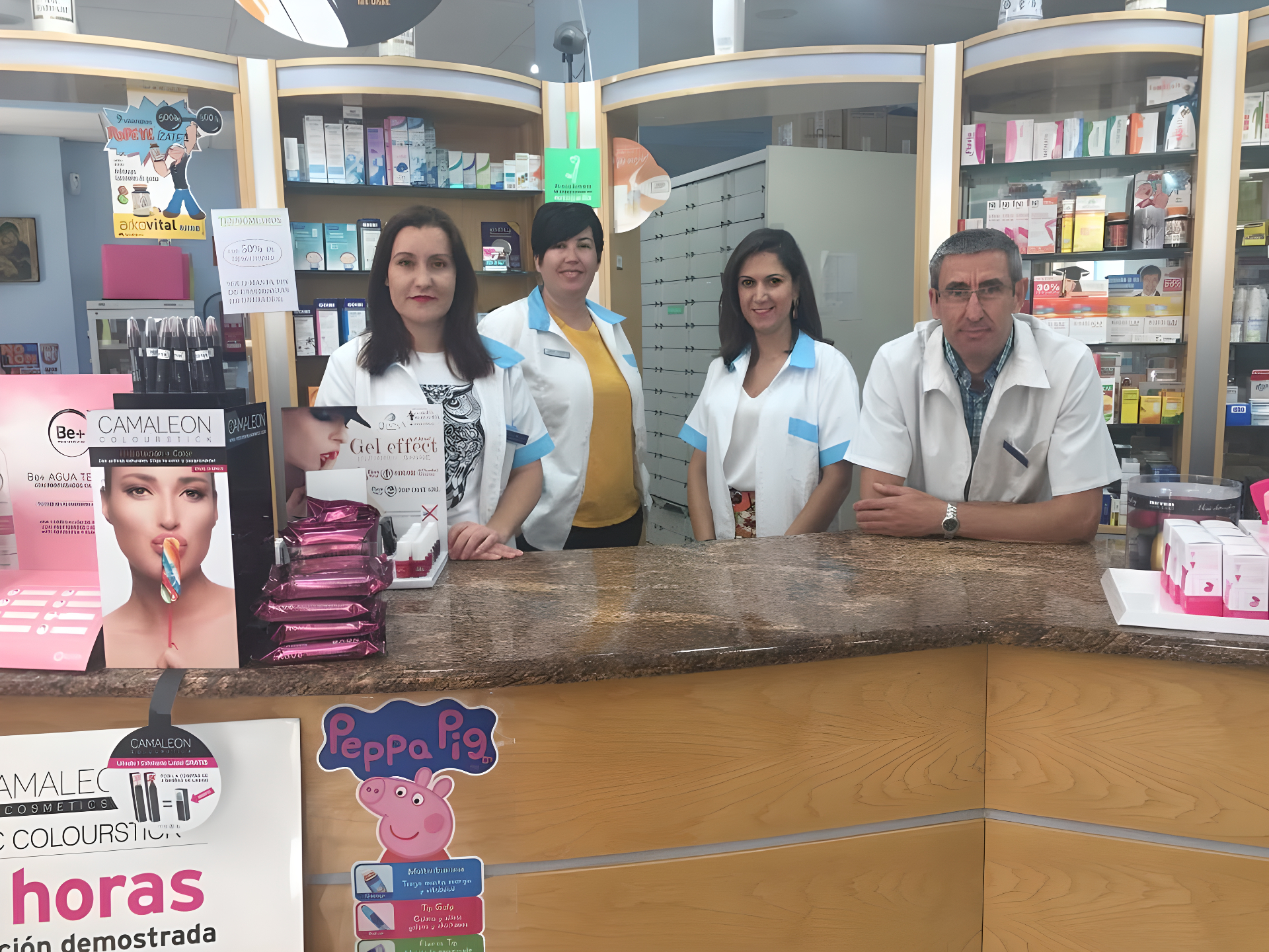 Equipo de la Farmacia María Teresa Hernández Martínez